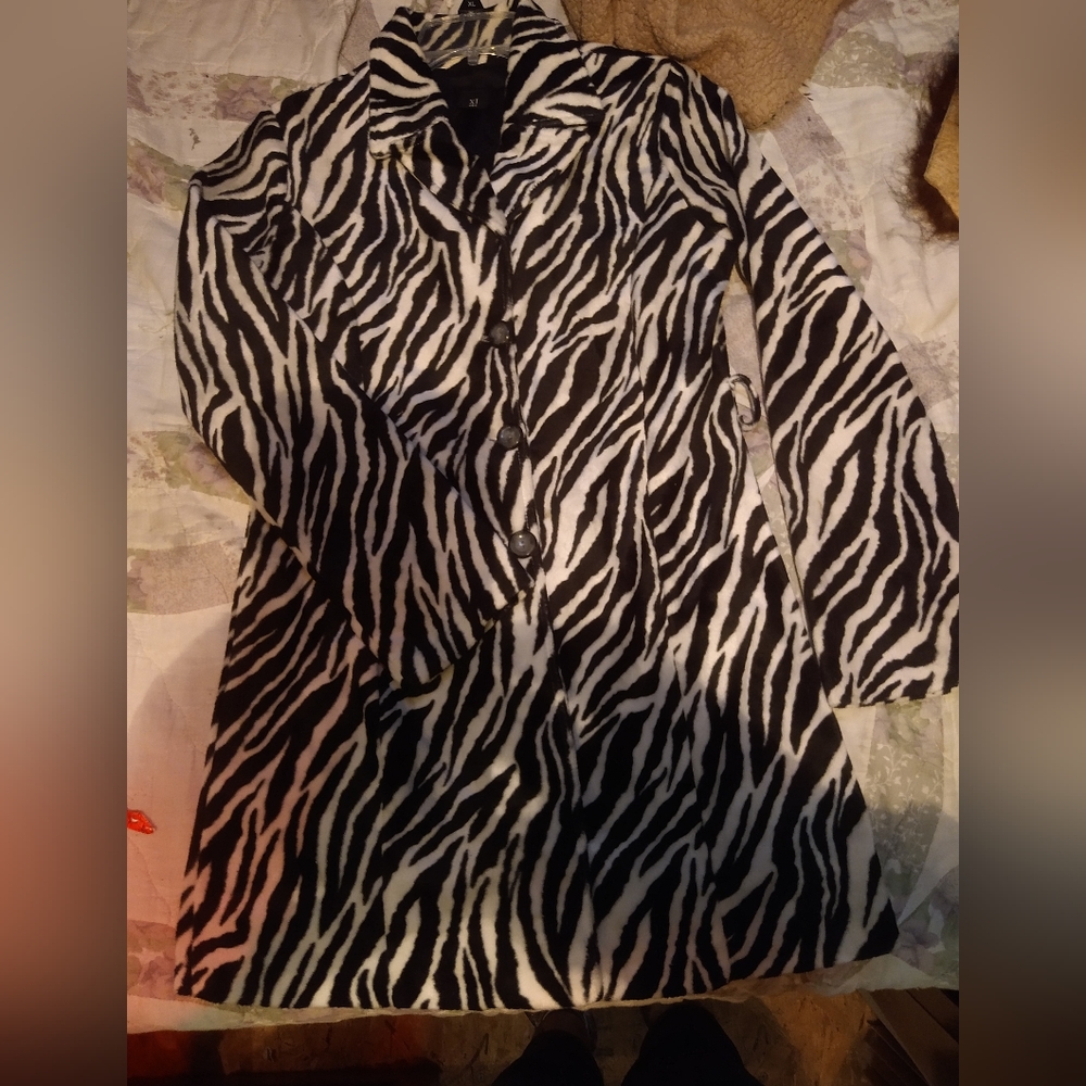 Zebra print jacket